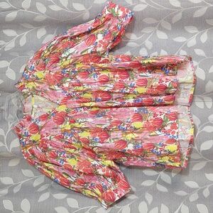 Entro Women's Floral Cotton Blouse size M